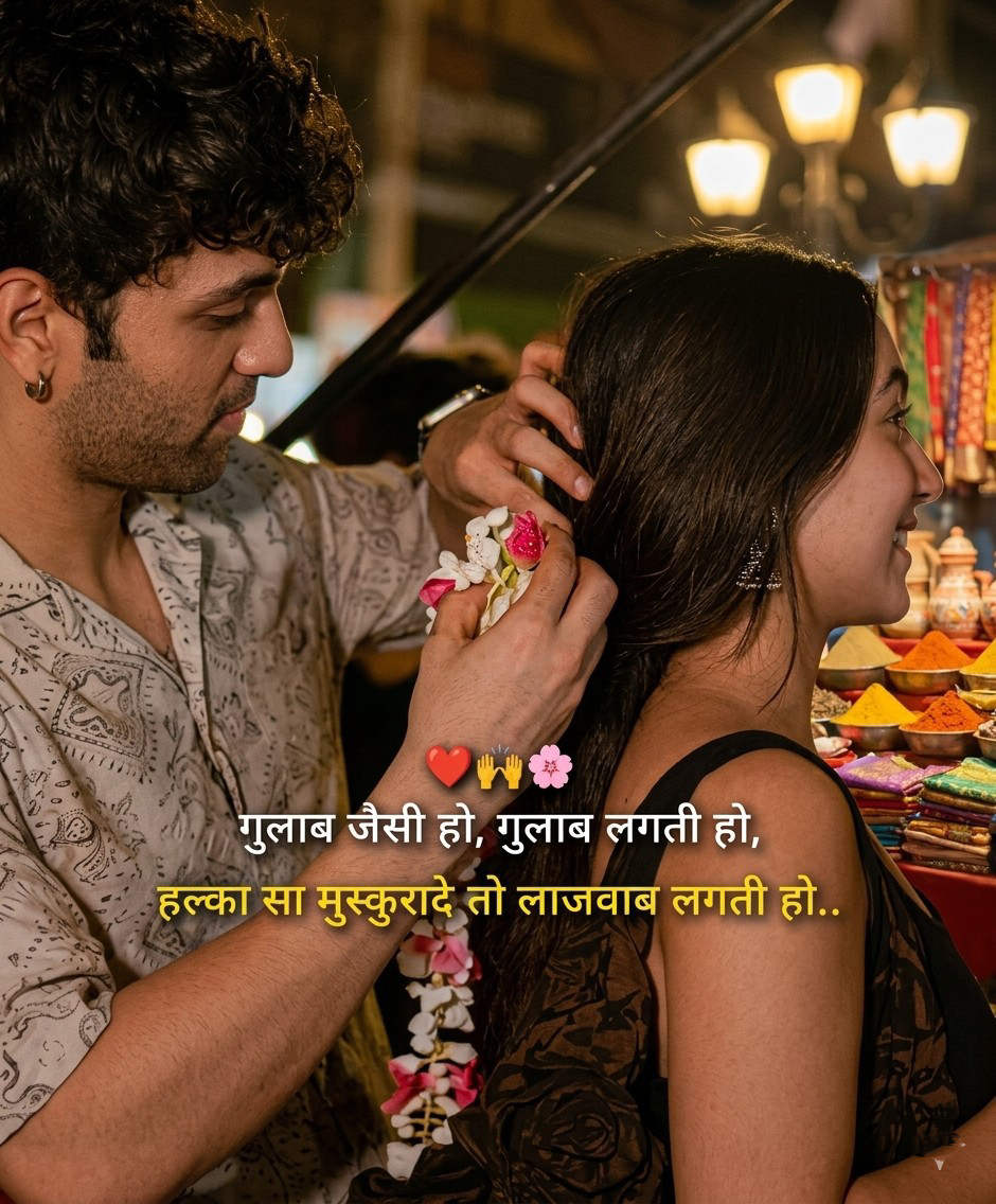 Line Romantic Shayari